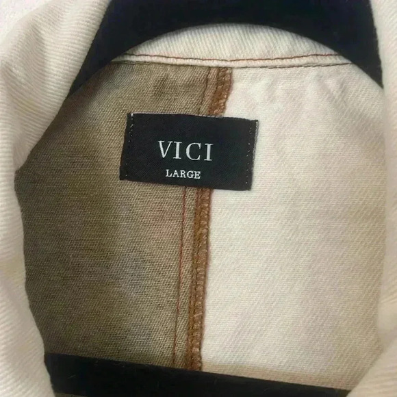 12th Tribe/Vici Dolls Corduroy Camo Jacket Large - Picture 4 of 7